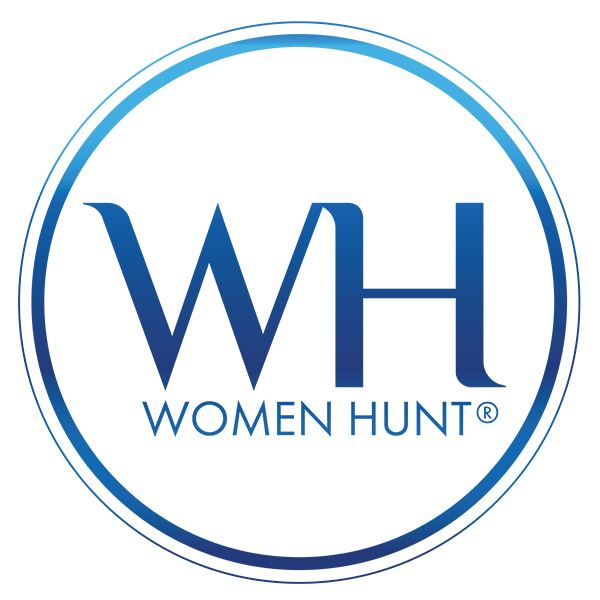 Women Hunt Blue Logo